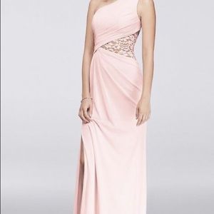 NWT One Shoulder Lace Bridesmaid Dress